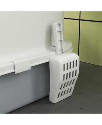 Cat Litter Box, Cove Kitty Litter Box with Lid, Scoop,