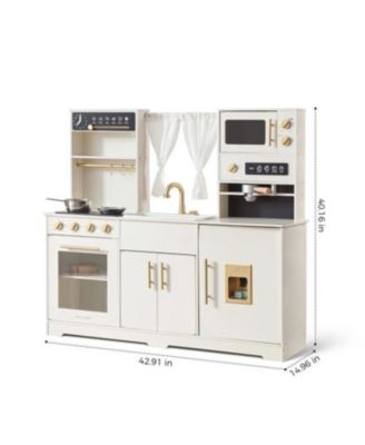 Play Kitchen with Running Water - Iconic Aqua Kitchen in Cream