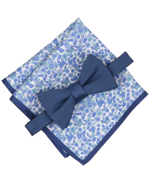 Мужские Bar III Men's Tallis Solid Bow Tie and Pocket Square, 2-Piece Set