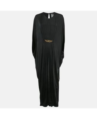 Pre-Owned Tom Ford Women's Jersey Belted Kaftan Maxi Dress - Black