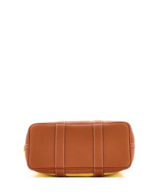 30 Garden Party Tote Toile and Leather