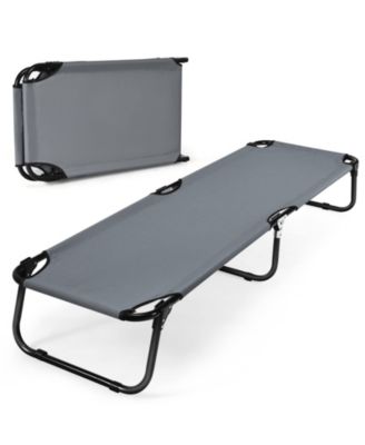 Outdoor Folding Camping Bed Cot for Sleeping, Hiking, Travel, Portable