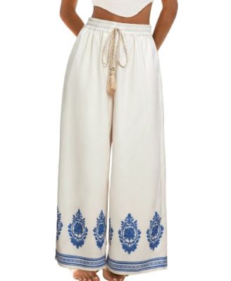 Women's Wide Leg Pull-On Long Pants