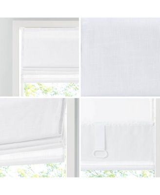 Linen Blend Light Filtering Cordless Roman Shade