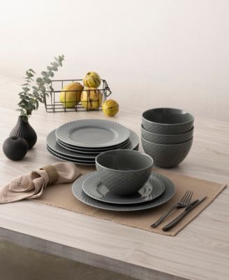 Kikko 12-Pc. Dinnerware Set, Service for 4