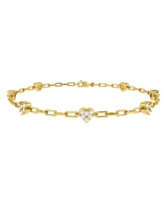 Diamond Bracelet (1/2 ct. t.w.) in 10k Yellow Gold