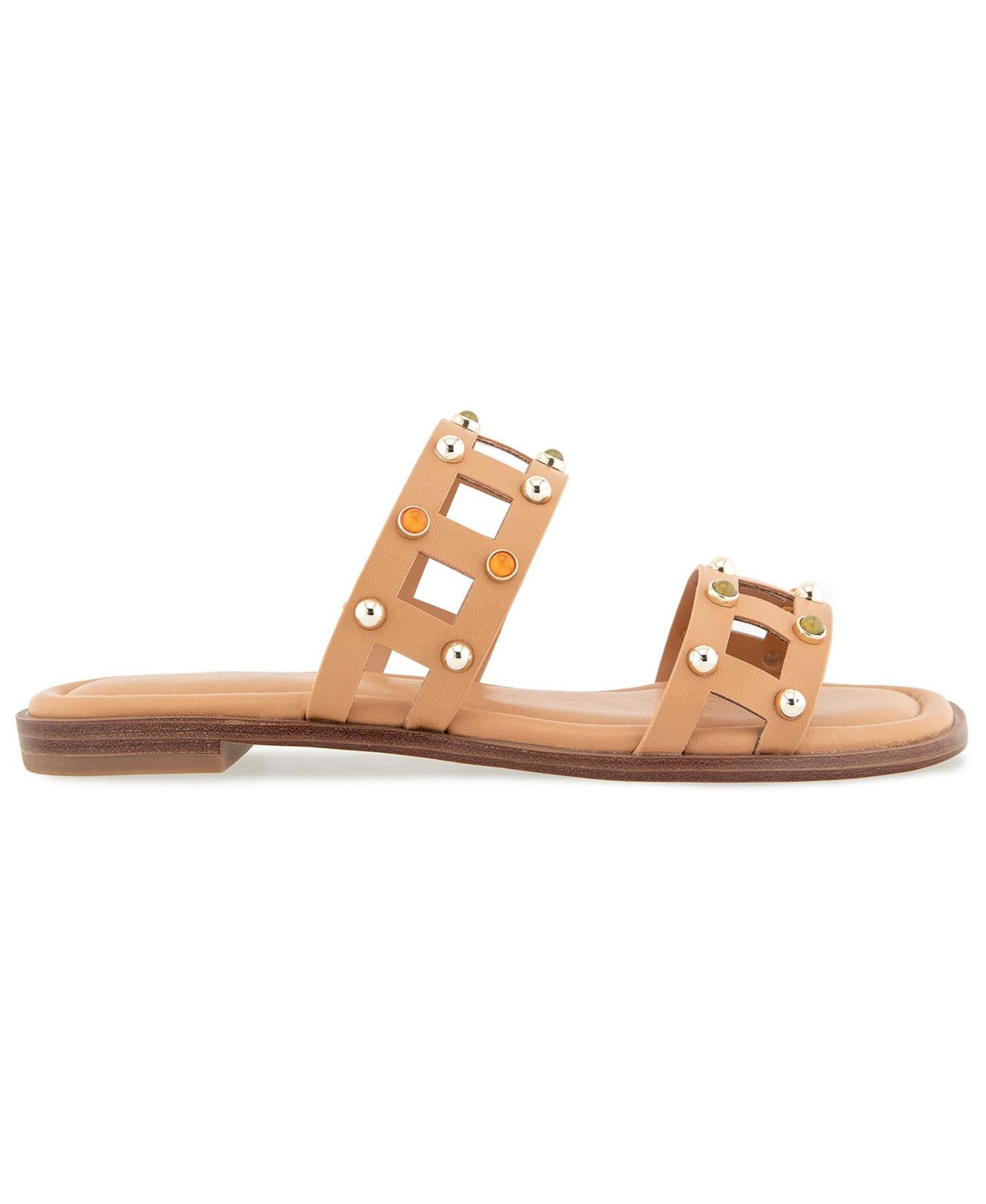 Женские сандалии Kensie Rosaly Flat Sandal, цвет: Карамельный — фото 2