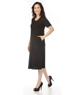 Women's Crew Neck T-Shirt Dress