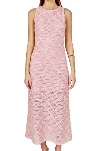 endless rose sleeveless textured midi dress this dress is perfect for special occasions endless rose Women's Textured Sleeveless