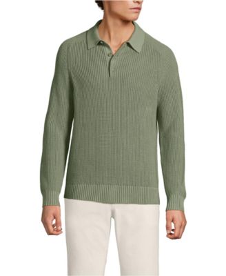 Men's Long Sleeve Drifter Polo Sweater