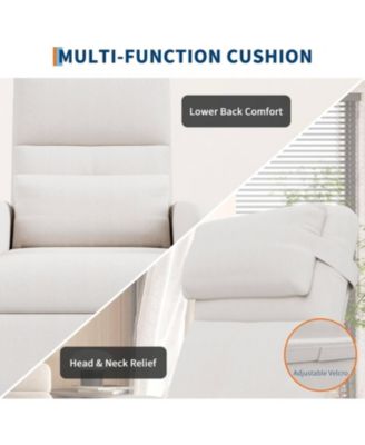 Power Recliner Chair for Adults, Adjustable Electric Recliner Ergonomic Overstuffed Single Sofa