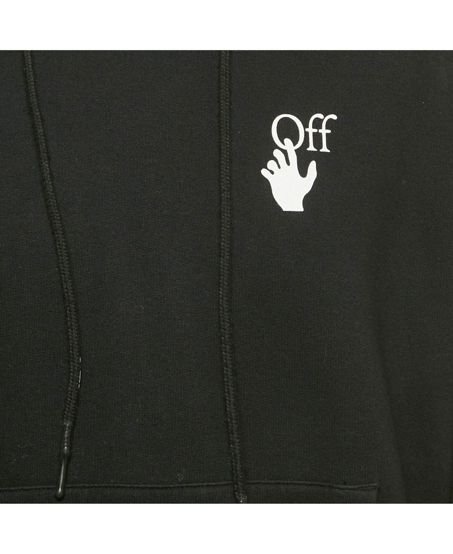 Men's Arrow Print Cotton Hoodie
