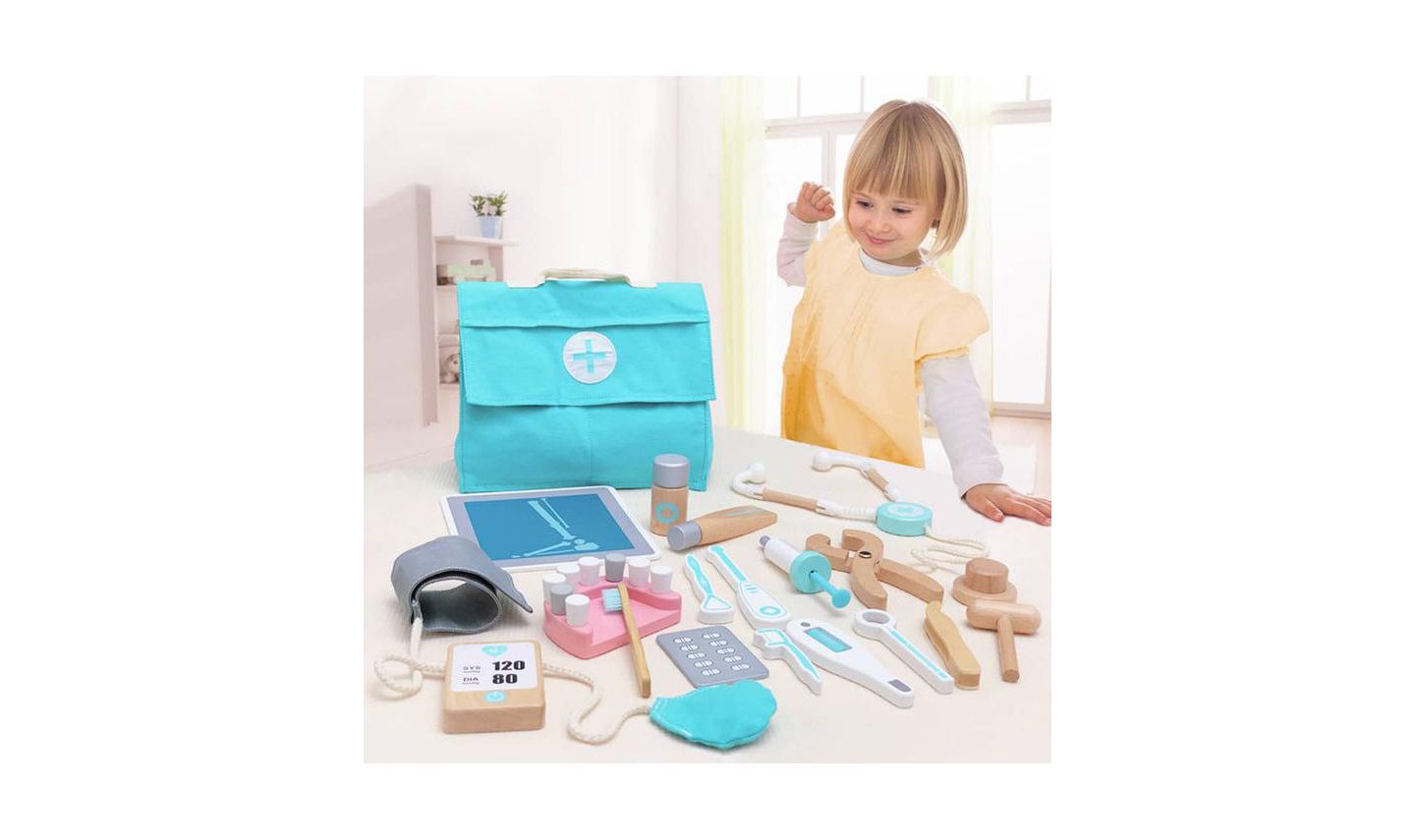 Детский игровой набор Tiny Land Doctor 10+ Piece Playset, Ages 3+ — фото 4