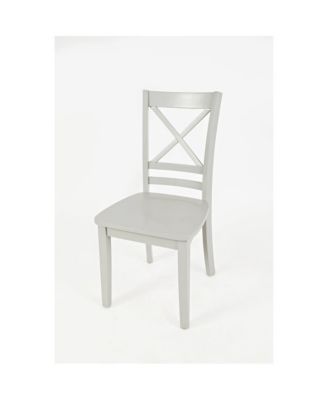 Simplicity Solid Wood Classic Cross-Back Dining Chair (Set of 2