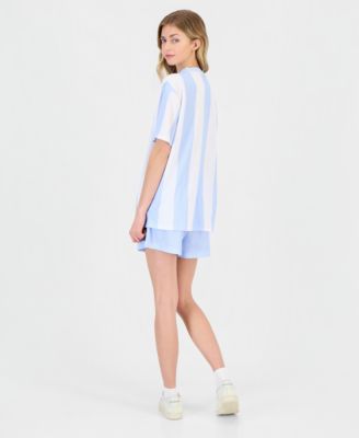 Juniors' Snoopy Graphic Jersey T-Shirt & Shorts 