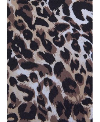 Women's Print Mid Rise Bikini Swimsuit Bottom