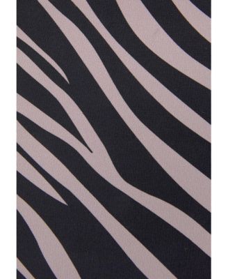 Women's Animal Print High Waist Bikini Swimsuit Bottom