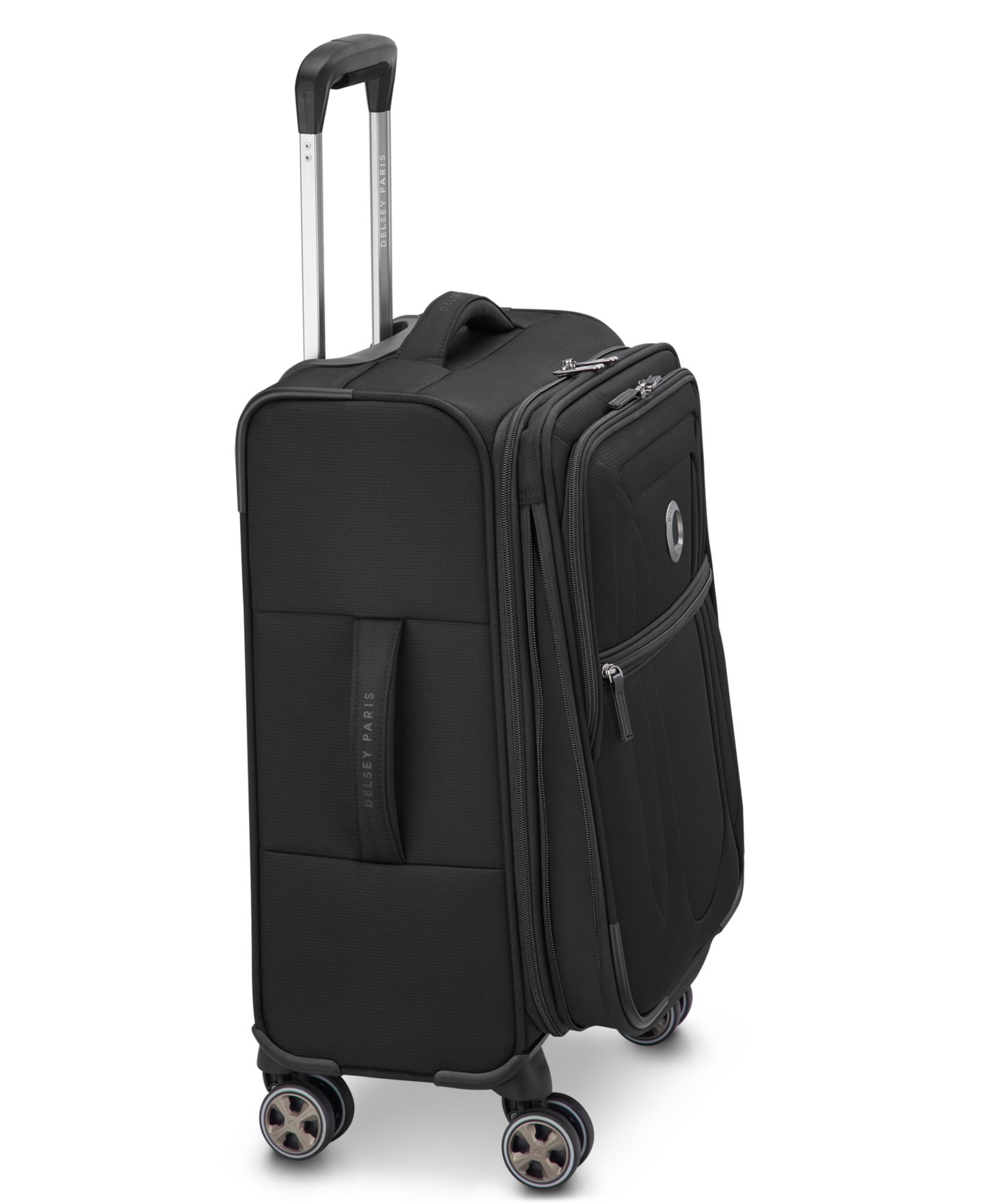 Чемодан Delsey Paris Shadow DLX Small Expandable Carry-On Spinner, цвет: Чёрный — фото 8