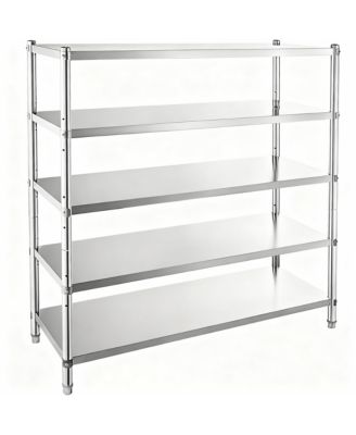 Stainless Steel Shelving Unit - Adjustable, Durable, Heavy Duty