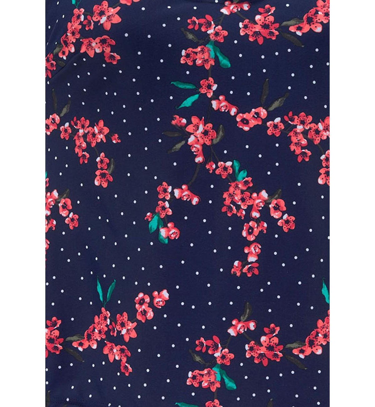 Lascana Women's Blossom Underwire Tankini Swimsuit Top