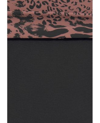 Women's Leopard Tummy Control One Piece Swimsuit