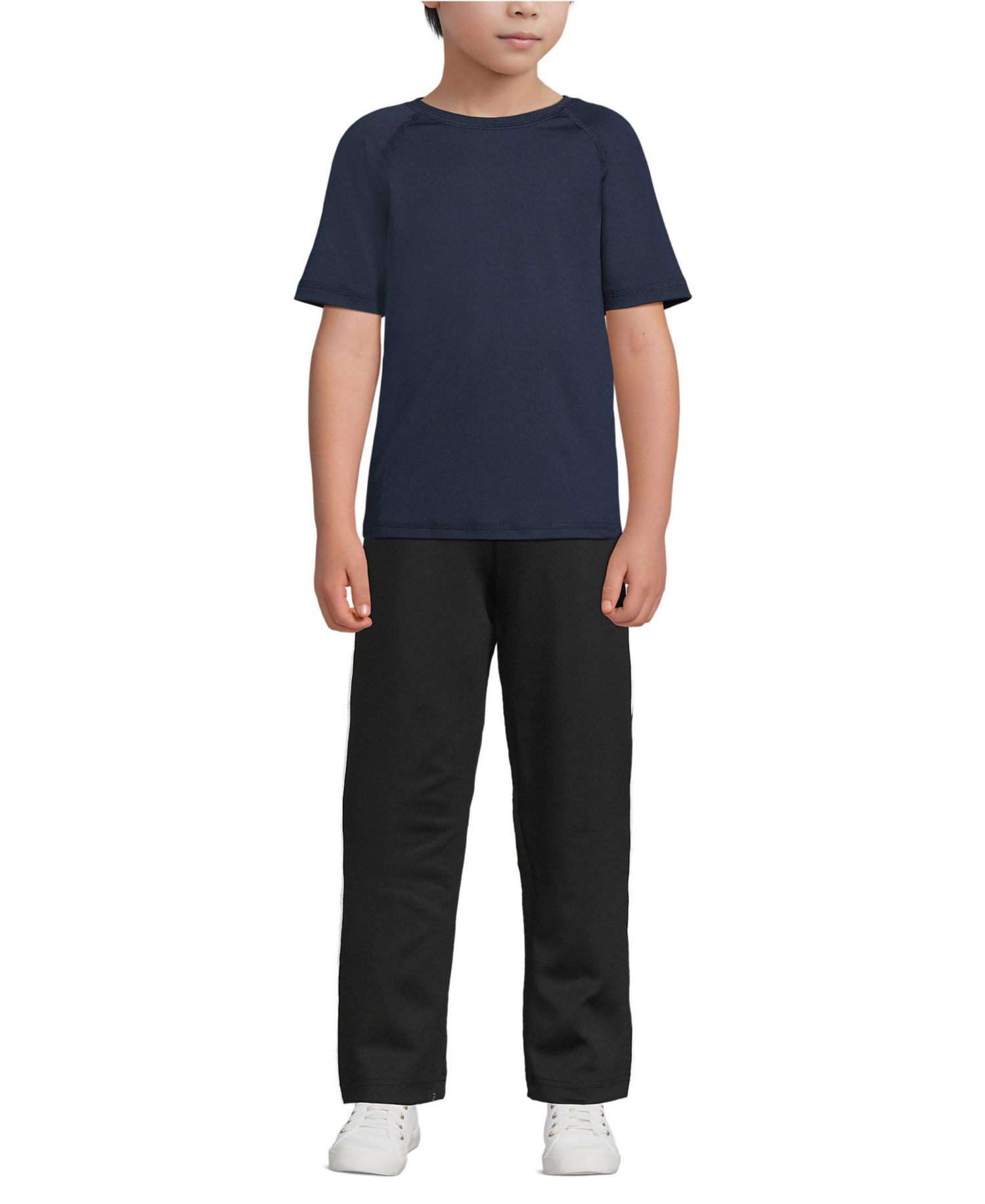 Girls School Uniform Kids Short Sleeve Active Tee