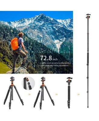 SA254M2 4-Section Aluminum Tripod