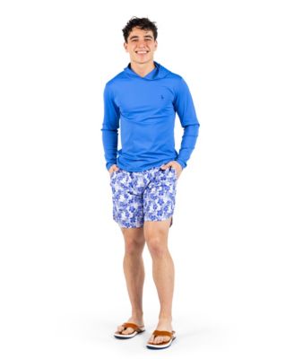 Men's Solid Long Sleeve Hoodie Rashguard