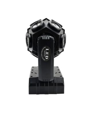 180W RGBW Moving Head Stage Light with Adjustable Strobe, DMX & Auto Music Sync
