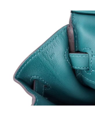 Birkin 25 Handbag Green Swift with Gold Hardware