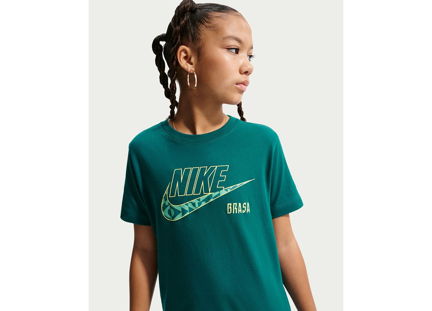 Big Boys' and Girls Brazil Futura Soccer T-Shirt