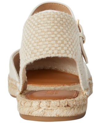 Women's Robby Canvas Espadrille  Ankle Strap Flats