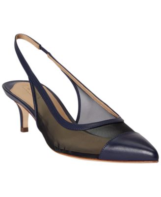 Women's Lolah Mesh and Nappa Slingback Pumps