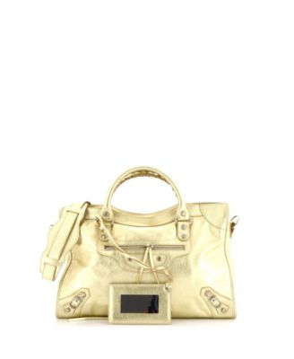 Medium City Classic Studs Bag Leather