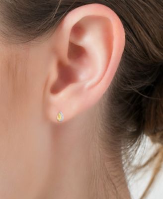 Diamond Earrings (1/10 ct. t.w.) in 10k Yellow Gold 