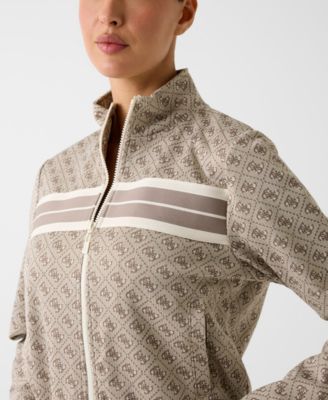 Women's Full-Zip Jacquard Sweatshirt