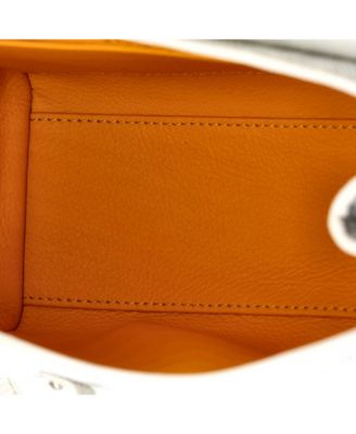 Mini Saigon Top Handle Bag Coated Canvas with Leather