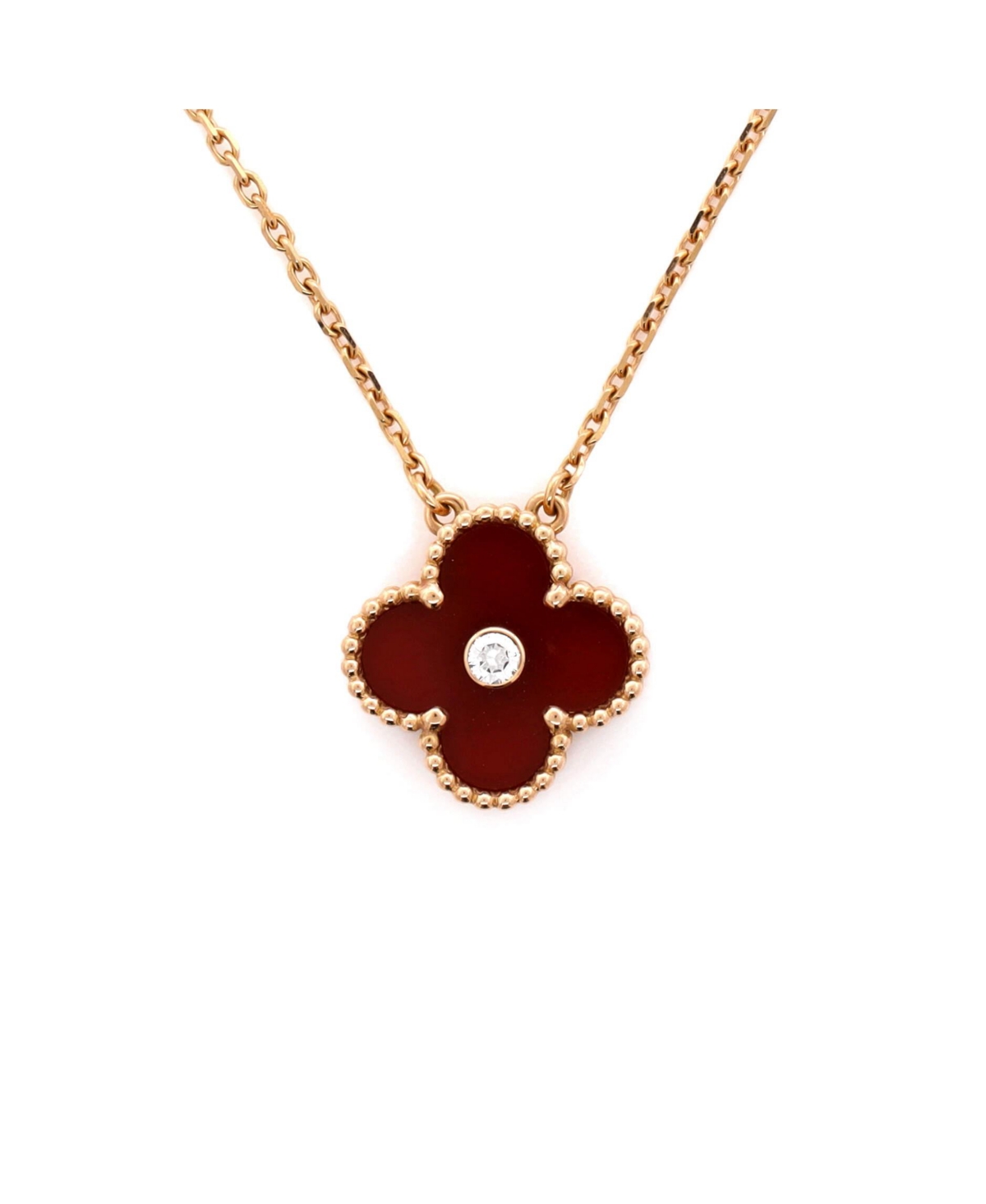Pre-Owned Van Cleef & Arpels Vintage Alhambra Pendant Necklace