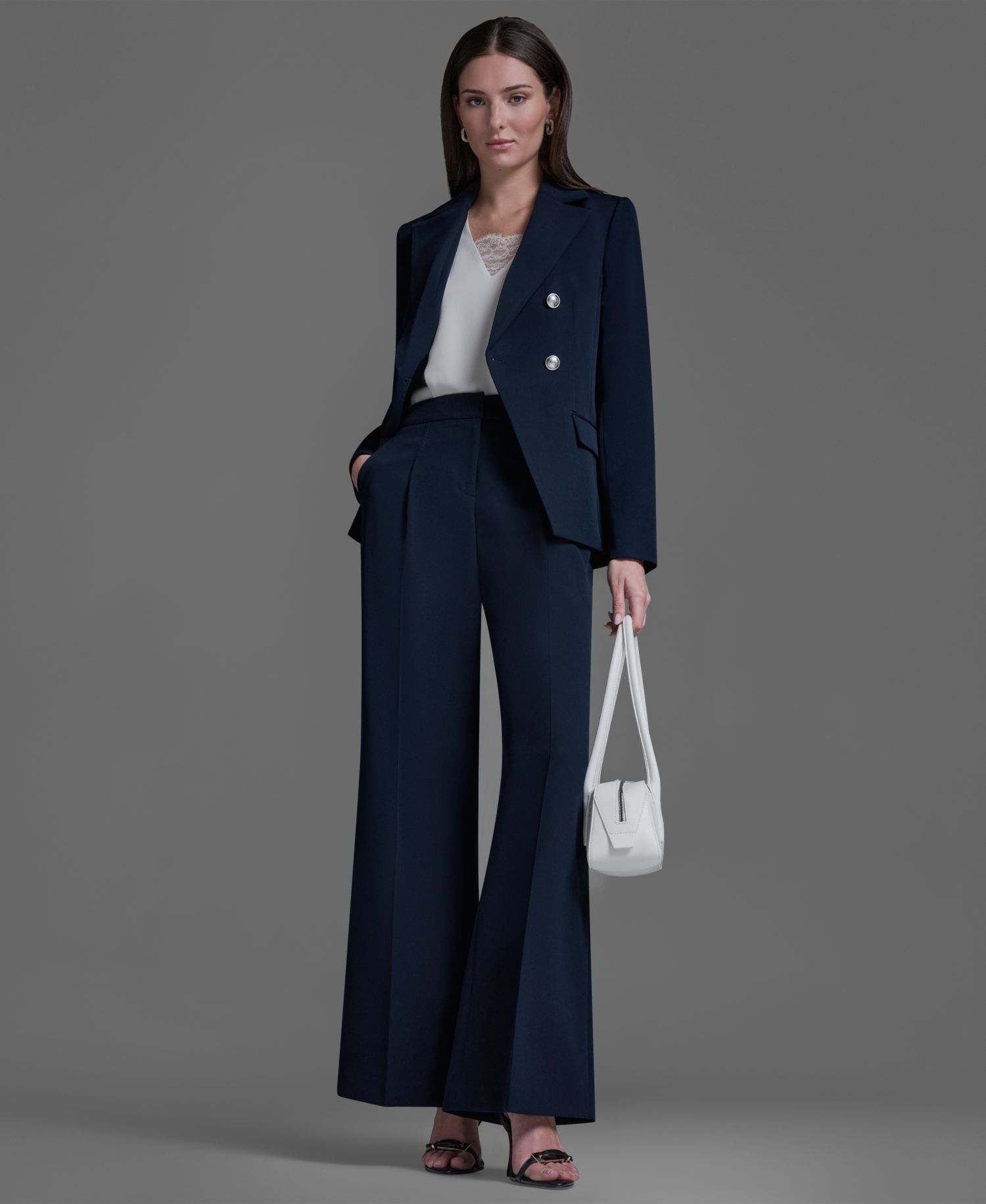 Women's High-Rise Wide-Leg Pants