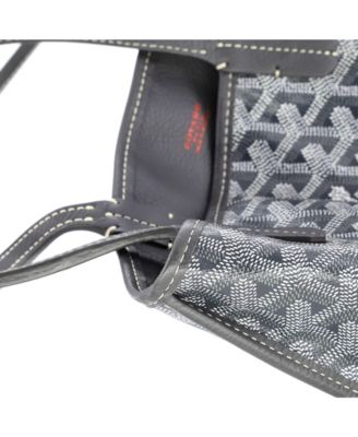 Mini Anjou Reversible Tote Coated Canvas