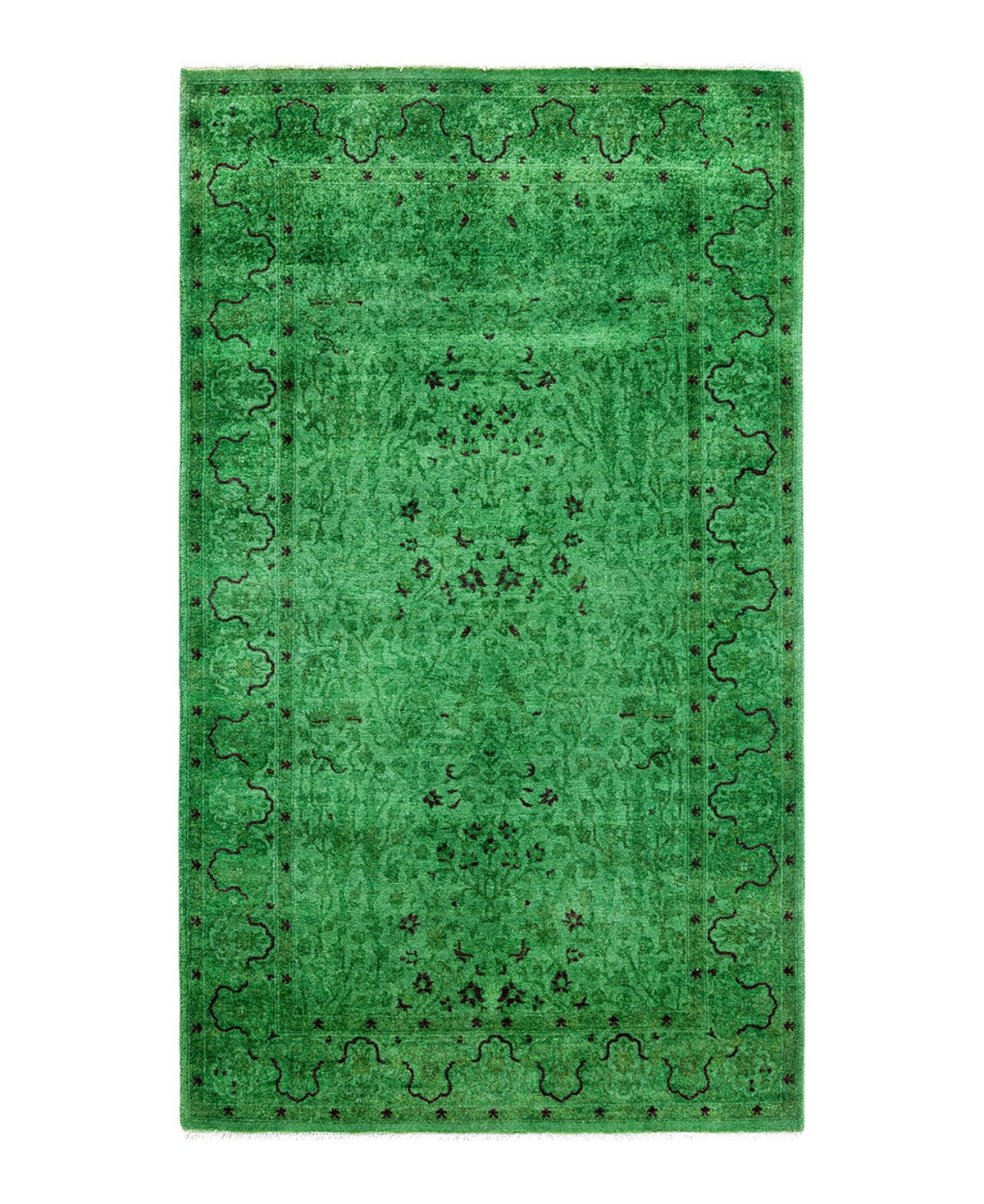 Adorn Hand Woven Rugs Fine Vibrance M1418 3' 2" x 5' 7" Area Rug