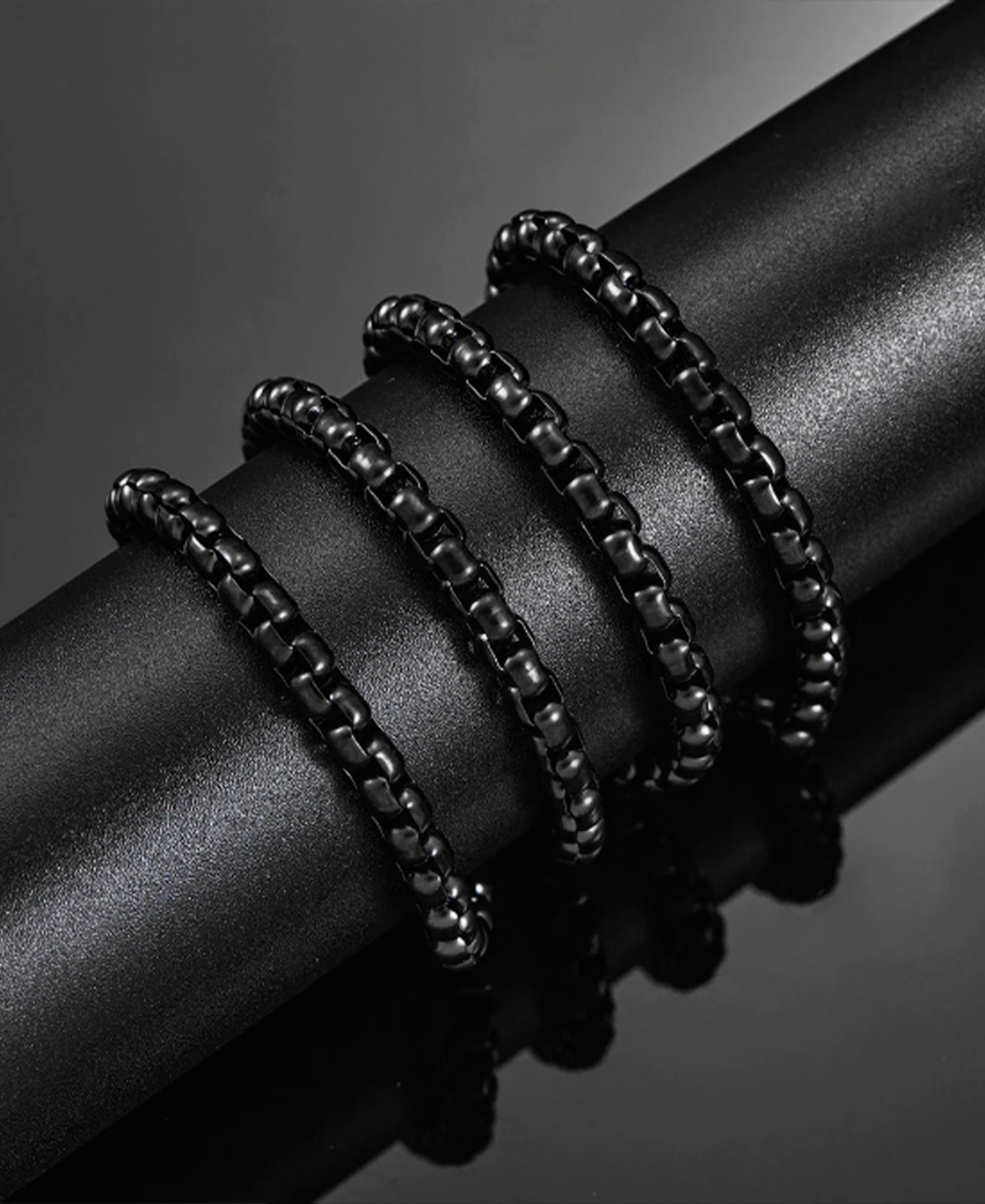 Rhona Sutton Men's Stainless Steel Rolo Chain Bracelet