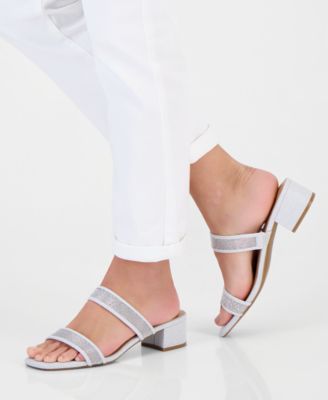 Women's Violettt Two Band Mesh Evening Slip-On Sandals