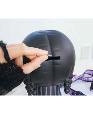 Addams Family Wednesday With Thing 8 Inch PVC Figural Bank