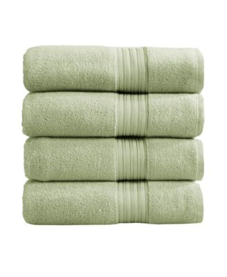 Quick-Drying Cotton 4-Piece Bath Towel Set, 54" x 27"