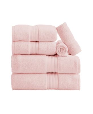 Quick-Drying Cotton 6-Piece Bath Towel Set,54x27x0.5 inches,26x16 inches