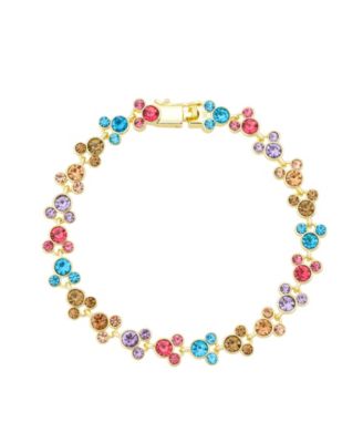 Crystal Mickey Mouse Tennis Bracelet