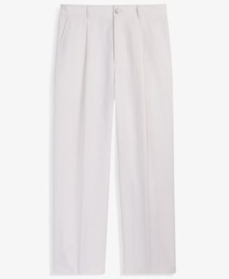 Men's Linen & Cotton Baggy Barrel Pants