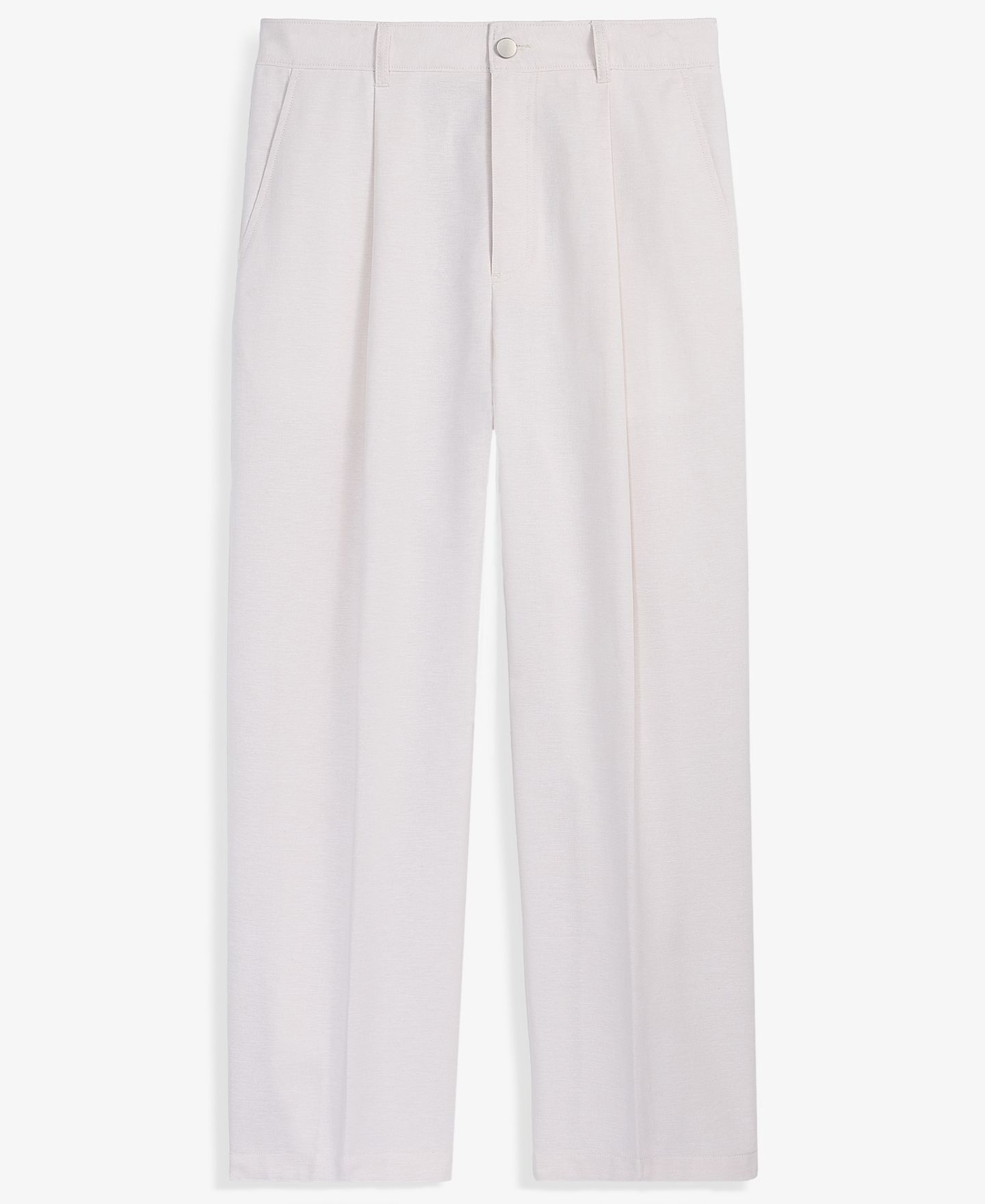 Мужские брюки Mode of One Linen & Cotton Baggy Barrel, цвет: Состаренный кремовый — фото 5