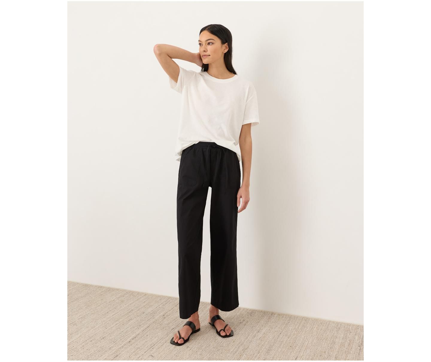 Женская футболка Pact Organic Cotton Featherweight Slub Relaxed, цвет: Кремовый — фото 3